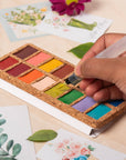 Spring Pans Set - 16 Watercolors | Ecofriendly | Lightfast