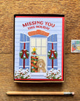 Missing You Holiday Card