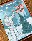 Christmas Yeti Card