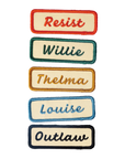 "thelma" Vintage Inspired Iron On Name Patch