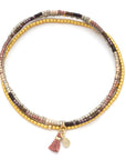 Chromacolor Miyuki Bracelet Trio - Bronze Multi/Gold