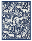 Whimsical Woods Navy Mini Blanket