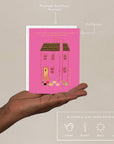 Pink House - New Home Card