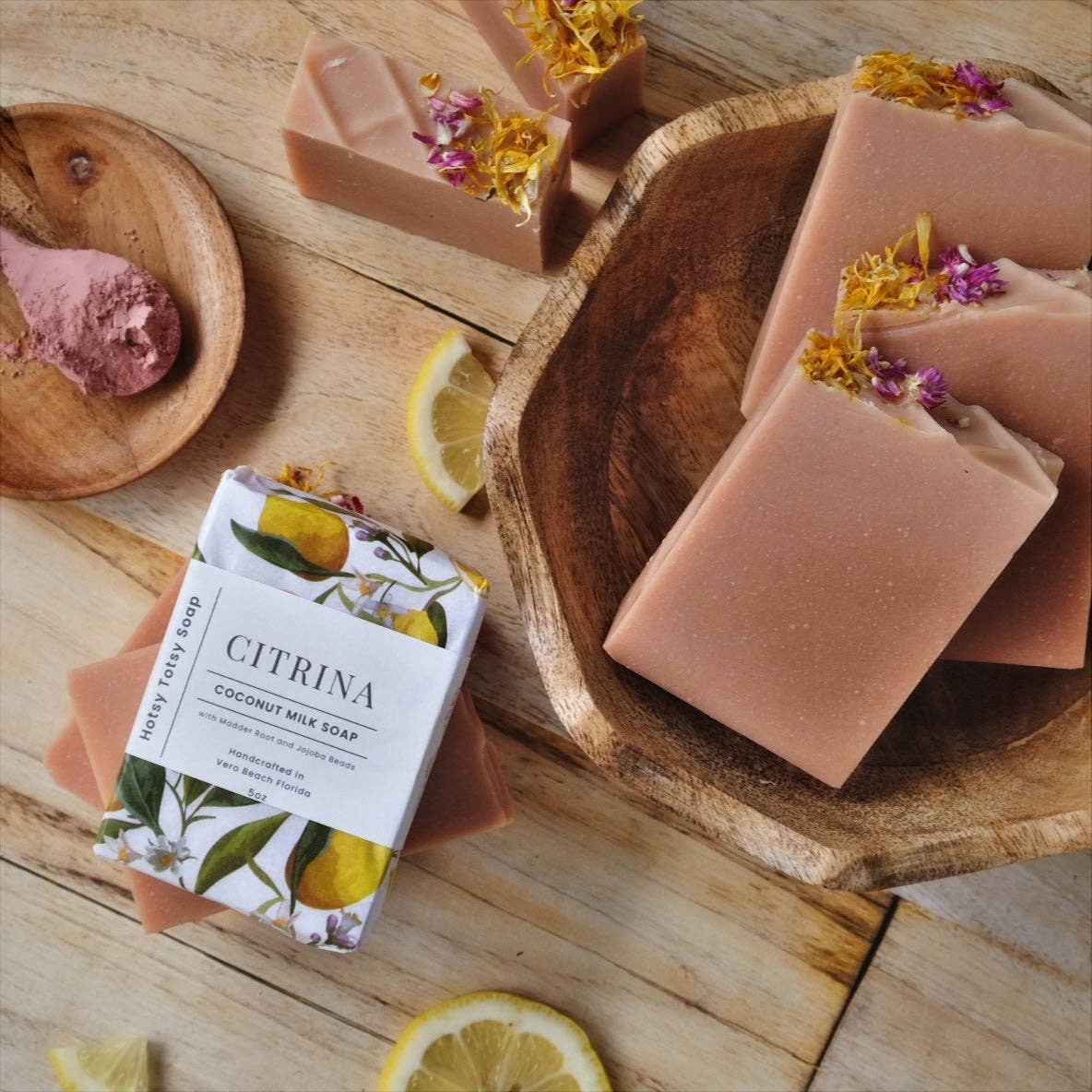 Citrina: Exfoliating Bergamot, Litsea &amp; Frankincense Coconut Milk Soap