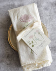 Found & Foraged Napkins / Set of 4