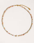 Swank Non-Tarnish Boho Beaded Pearl Necklace