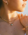 Newport Gold Filled Lock Necklace