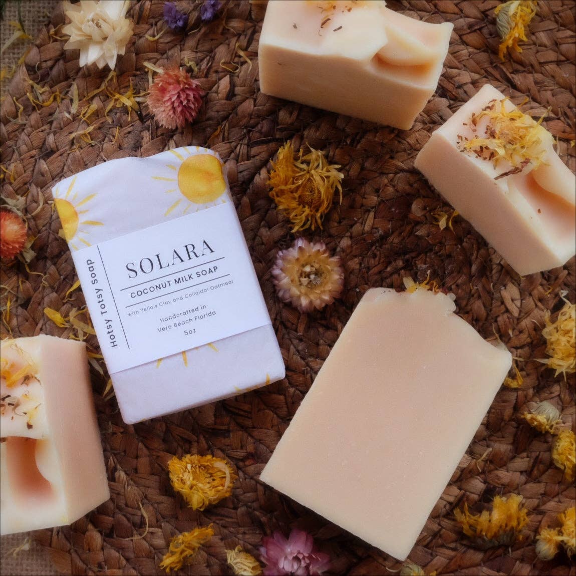 Solara: Geranium, Lavender &amp; Litsea Coconut Milk Soap