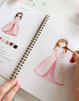 Fairytale watercolor workbook
