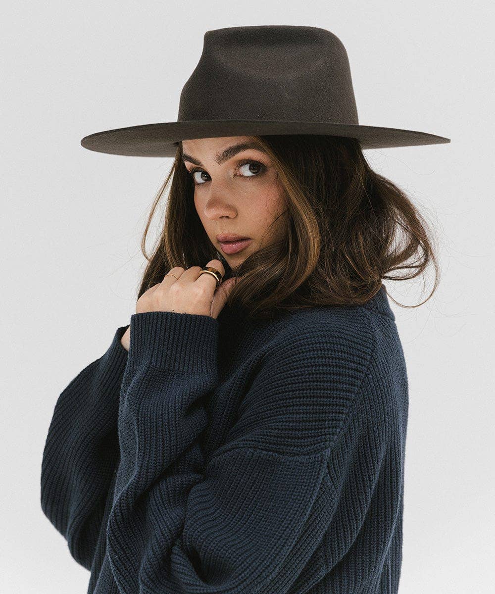 Emery Teardrop Fedora - Gigi Pip