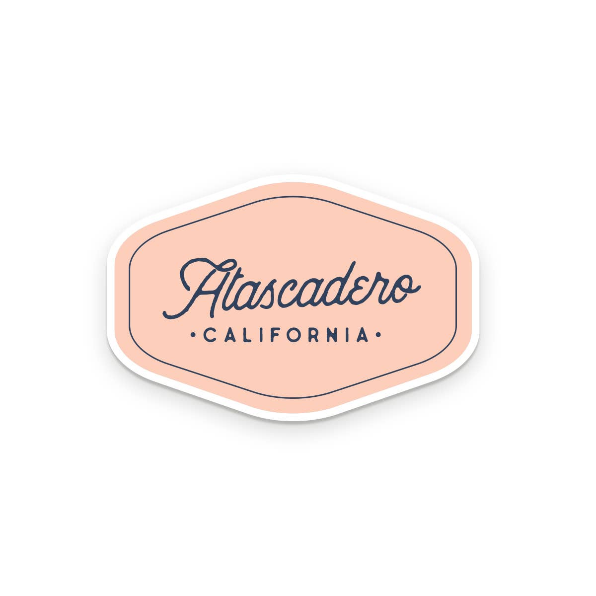 Philipsburg Stamp Sticker Script Sticker
