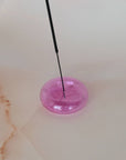 Glass Bubble Incense Holder