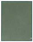 Harborview Herringbone Forest Green Blanket