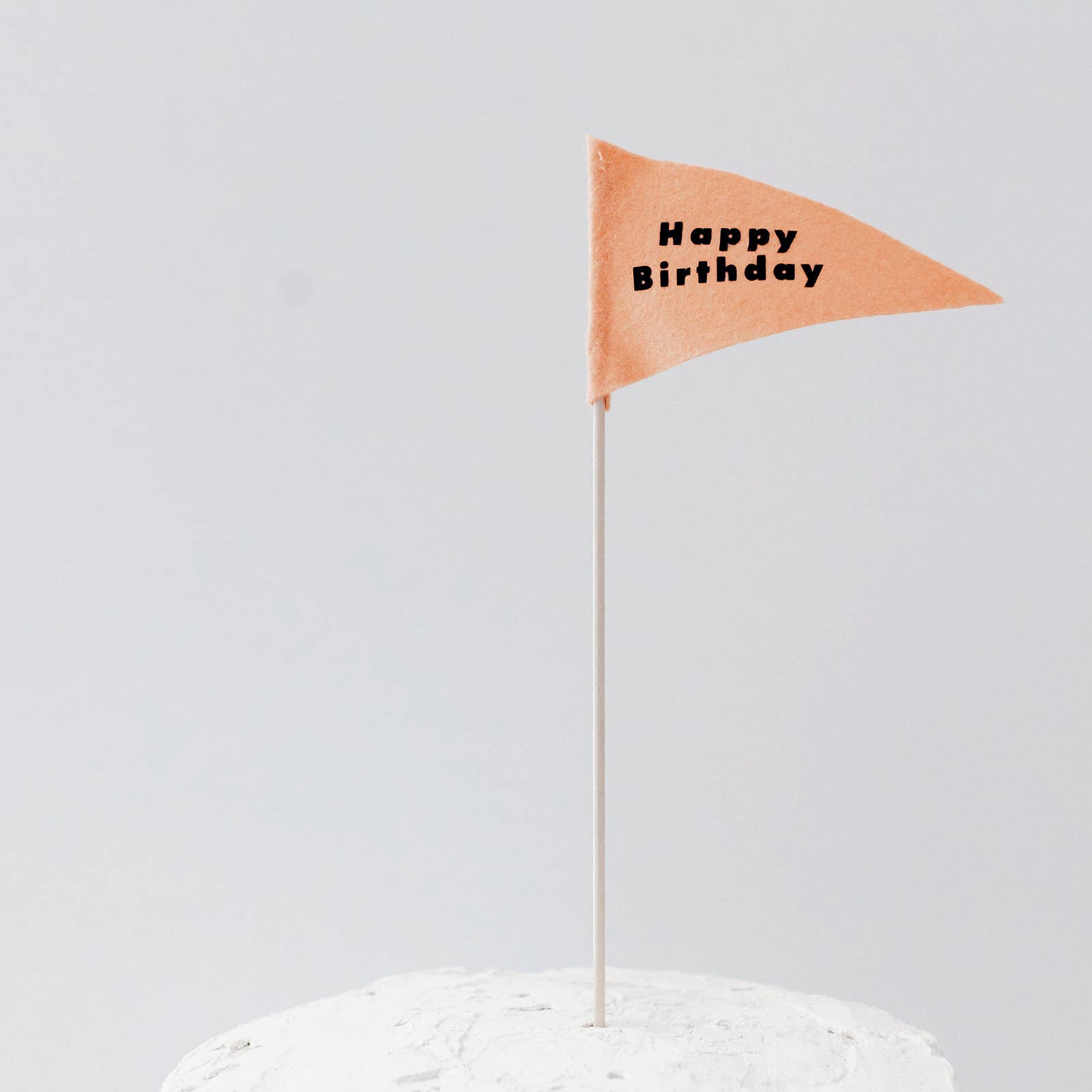 Birthday Flag: Peach