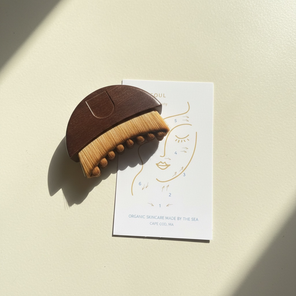 Lymphatic drainage face brush | plastic free