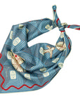 Silk Scarf - ‘But What if You Fly’ – Square Neck/Hair Scarf