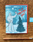 Christmas Yeti Card