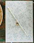 Daydreamer Linen Sketchbook - Embossed Green Floral Journal