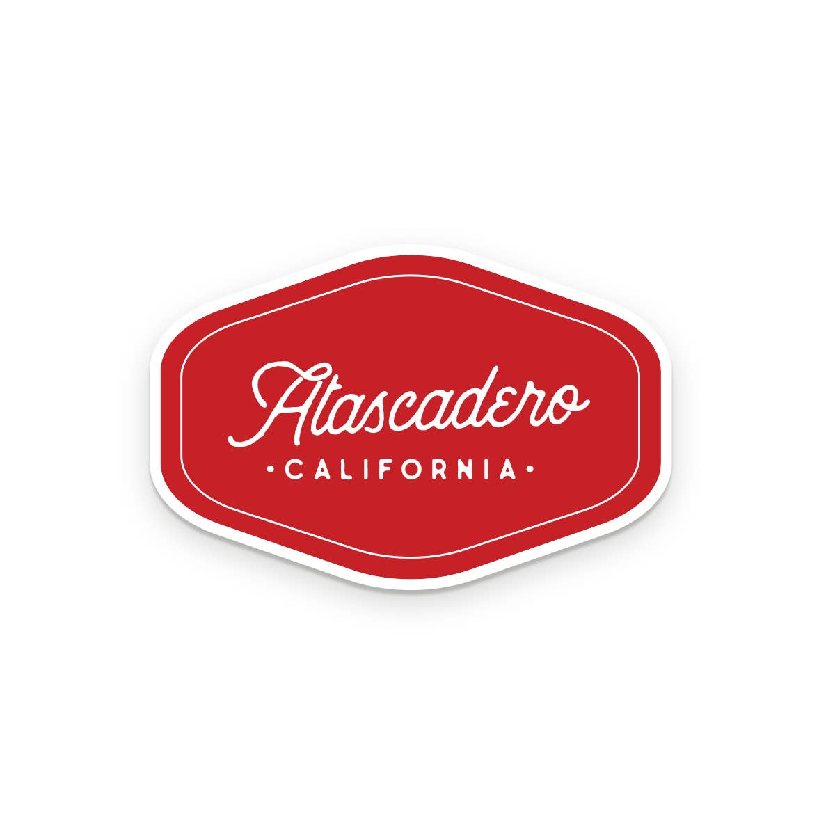 Philipsburg Stamp Sticker Script Sticker