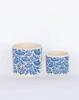 Blue Terracotta Flower Pots Large