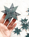 Quilt Star Sticker 3"