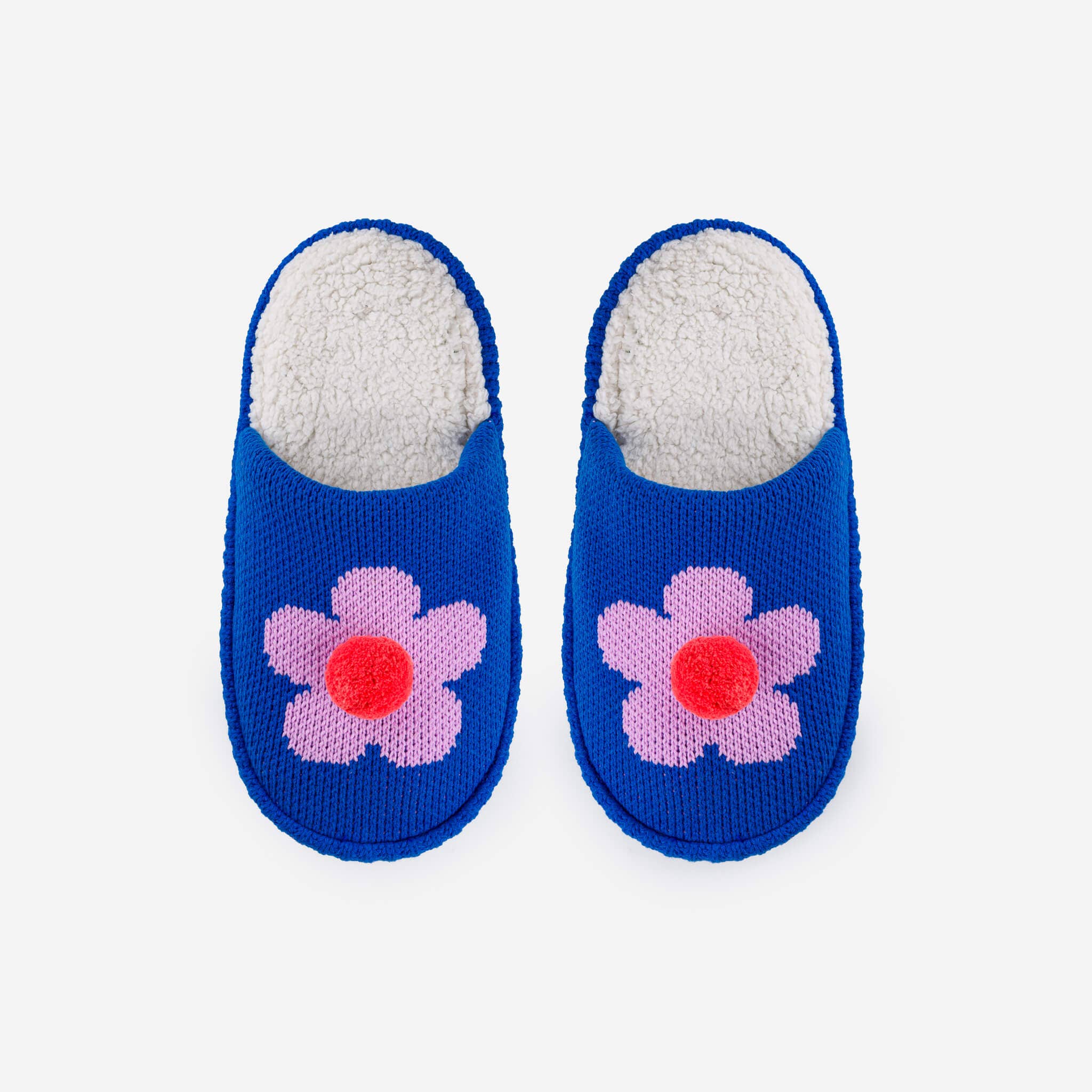 Flower Pom Slide Slippers: Golden Olive, L/XL - W 9.5-12.5M 8-11
