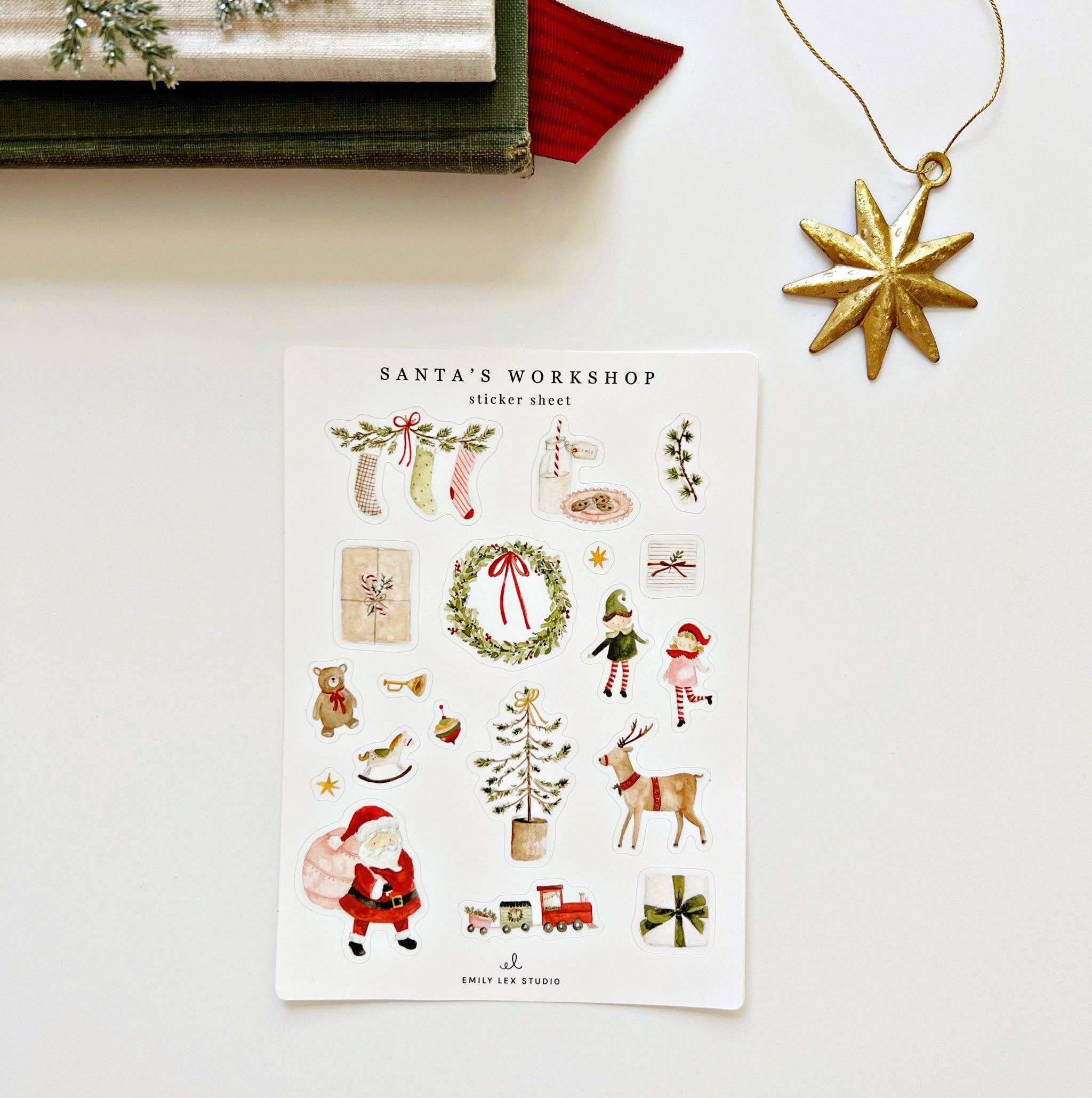 Santa&#39;s Workshop Sticker Sheets