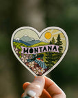 Montana Heart Vinyl Sticker