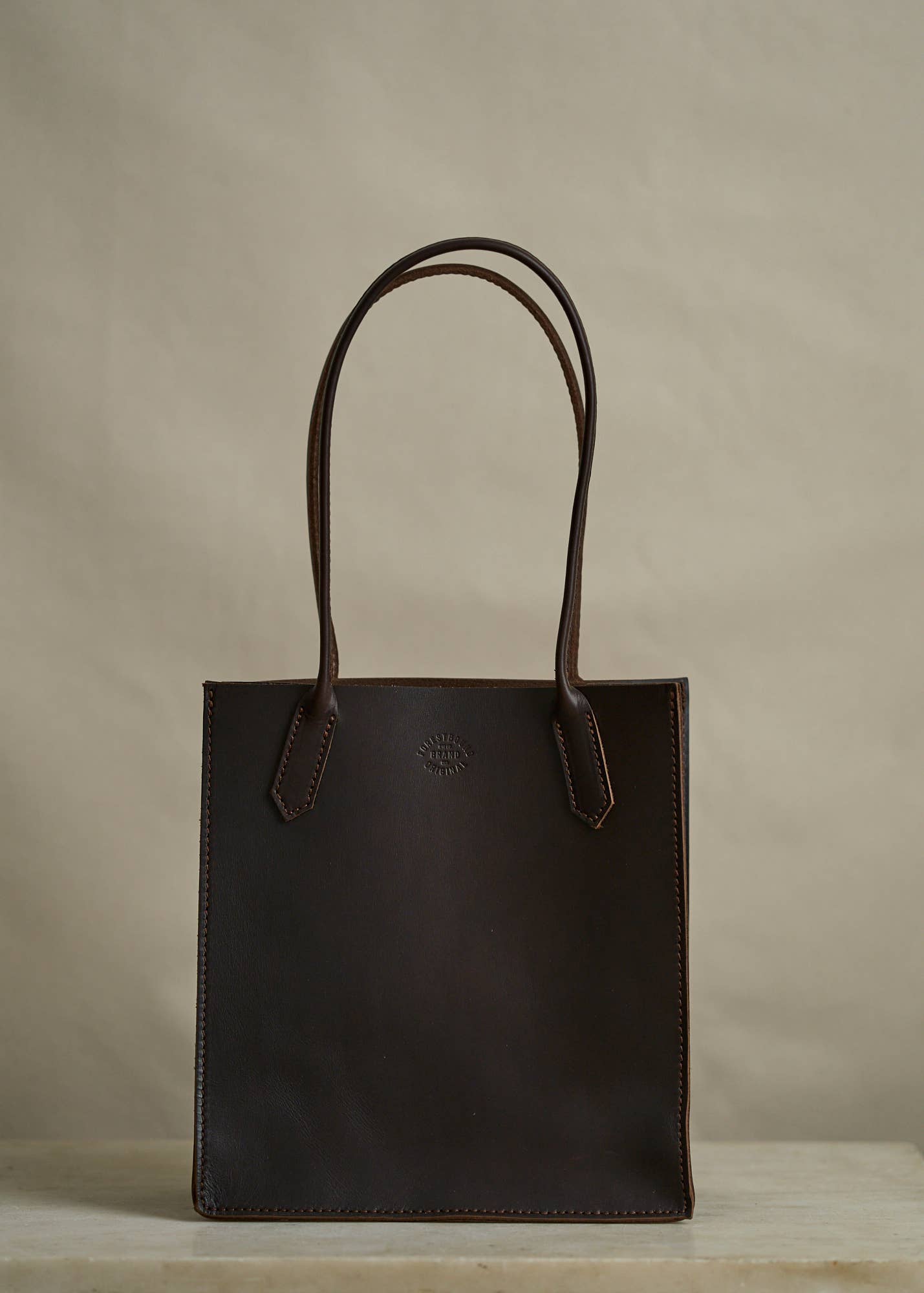 Leather Dock Bag, Standard Brown Latigo