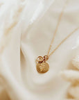 Wildflower Necklace with Mustard Seed