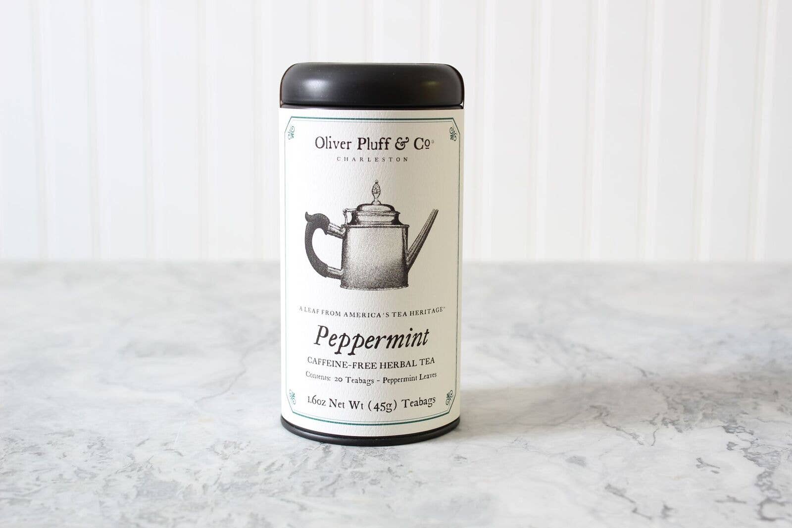 Peppermint Tea -  20 Teabags in Signature Oliver Pluff &amp; Co Tea Tin