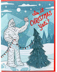 Christmas Yeti Card