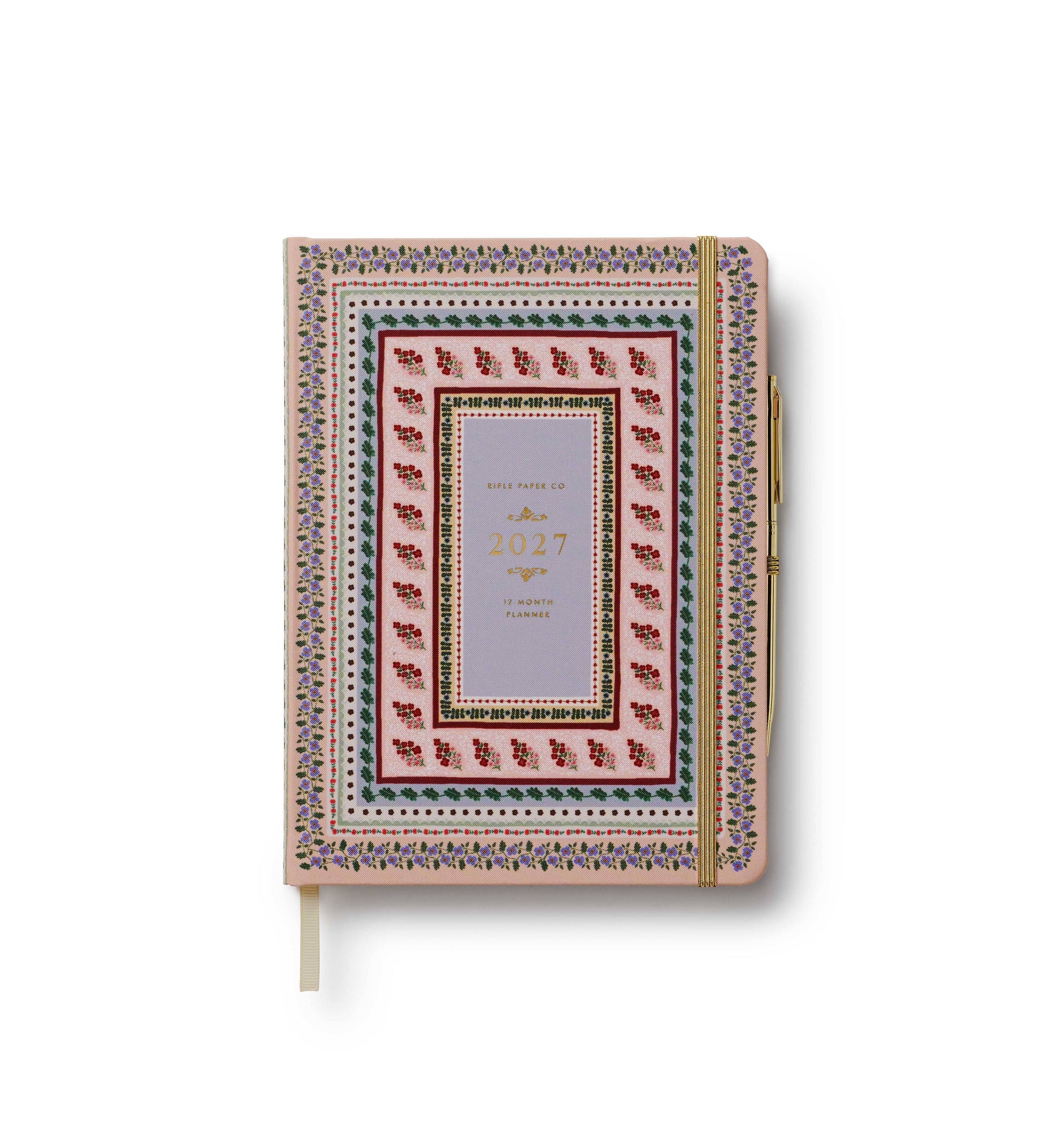 2027 Paisley 12-Month Hardcover Planner with Pen