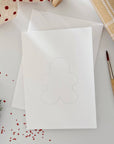 Gingerbread paintable notecards