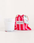 Striped Bagged Candle