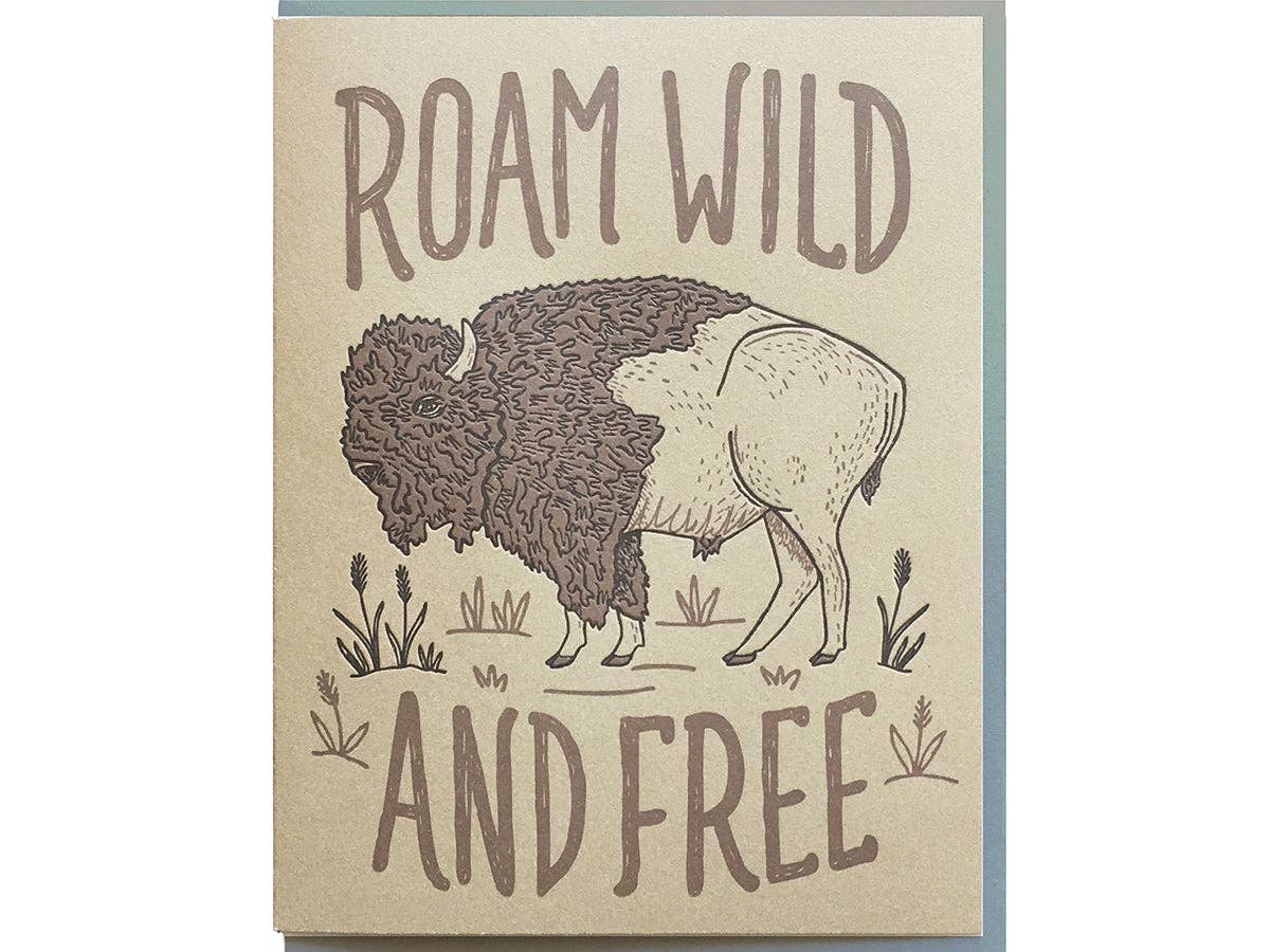 Buffalo Roam Card