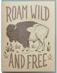 Buffalo Roam Card