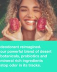 Plant & Probiotic Deodorant- Desert Bloom Scent