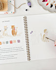 Animals watercolor workbook