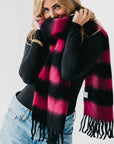 Stevie Striped Tassel Scarf