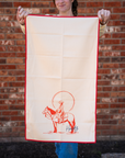Howdy Tea Towel - Cream
