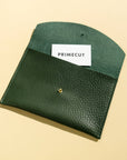 Envelope Pouch - Kelp Leather