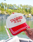 Tanned & Tipsy - Red Vintage Trucker Hat