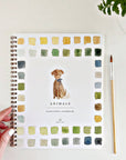 Animals watercolor workbook
