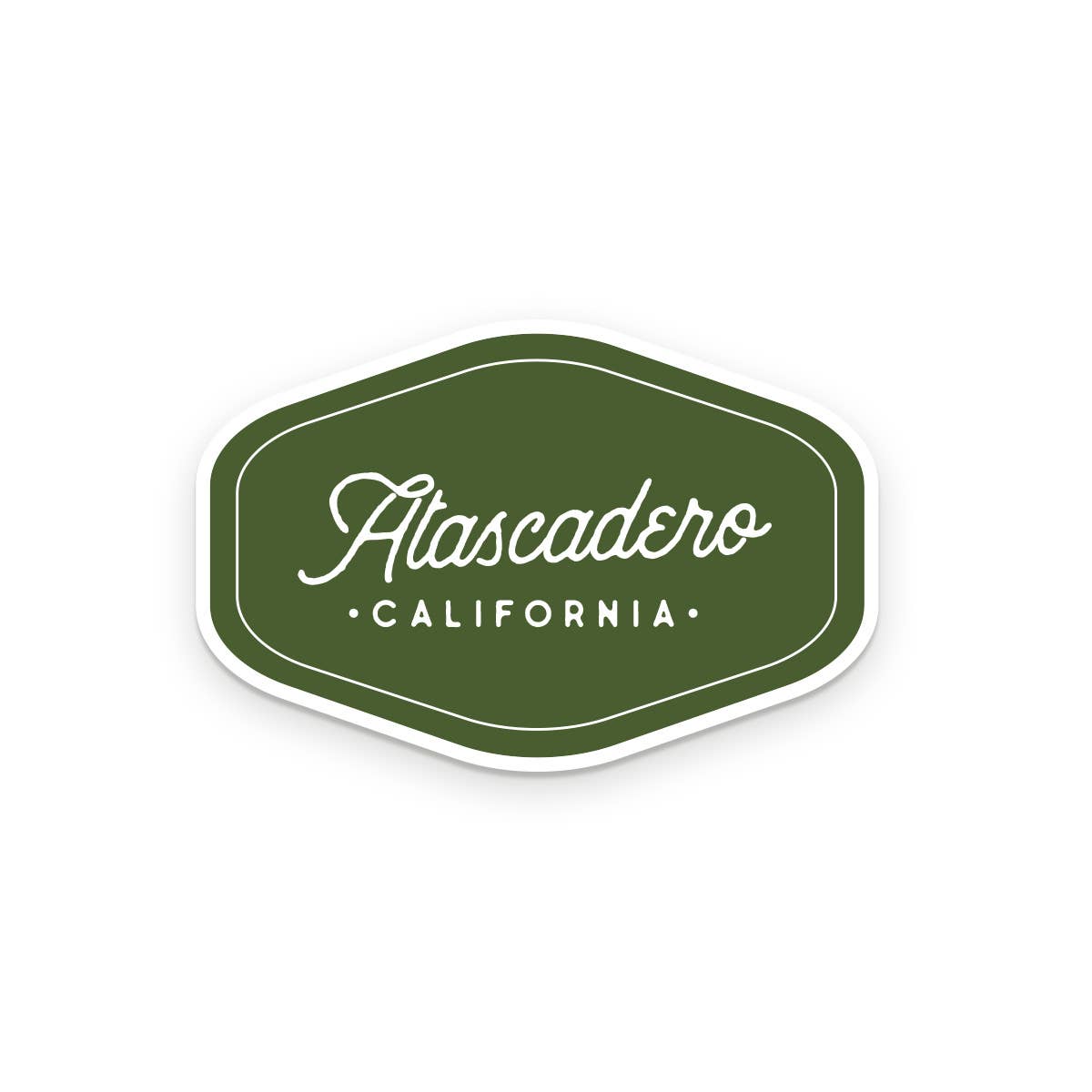 Philipsburg Stamp Sticker Script Sticker