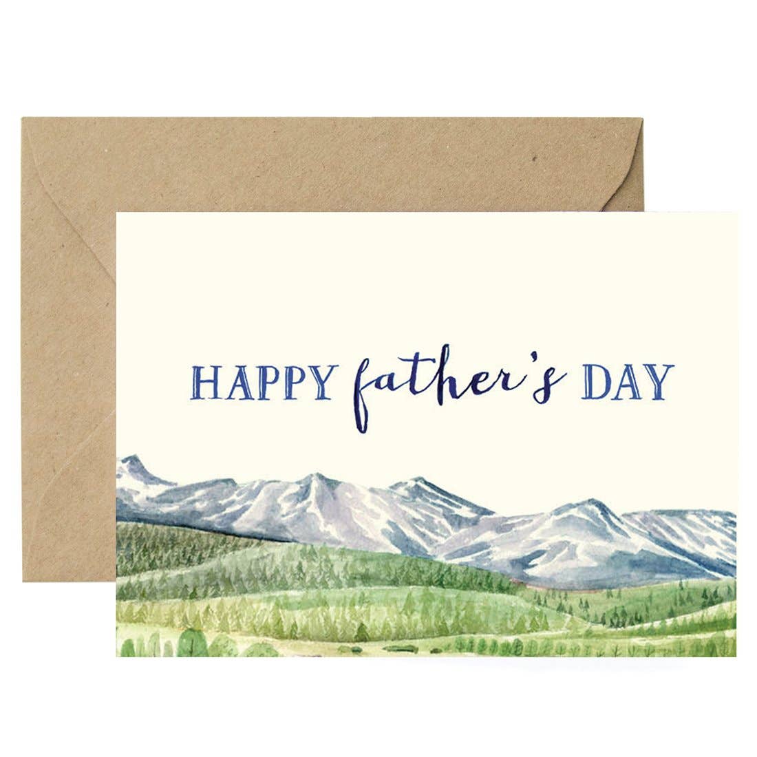 Mountain Dad Father&#39;s Day Greeting Card
