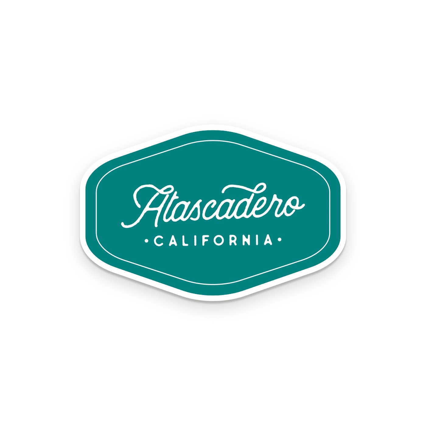 Philipsburg Stamp Sticker Script Sticker