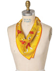 Silk Scarf - “Buck Up Buckaroo” - Square Neck & Hair Scarf