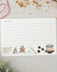 Christmas baking recipe cards