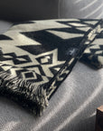 Awa Throw Blanket - Natural / Black | home decor | Spring De